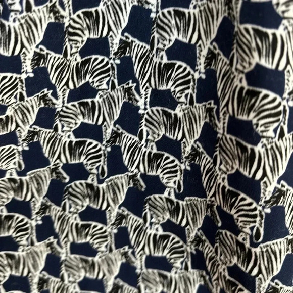 Free People Off Shoulder Zebra Blouse - Picture 3 of 7